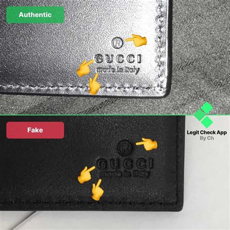 fake black gucci wallet|how to tell authentic gucci.